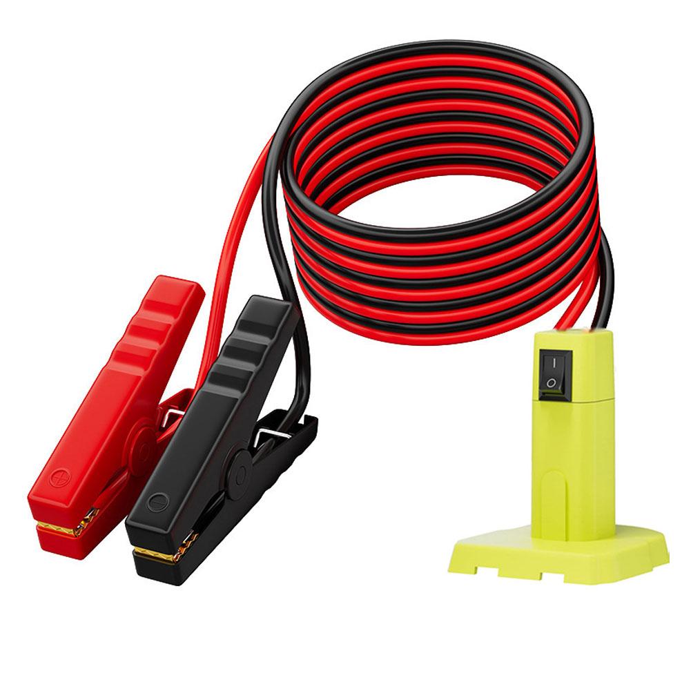 Portable Jump Starter - Ryobi 18V Pil için Jumper Kabloları