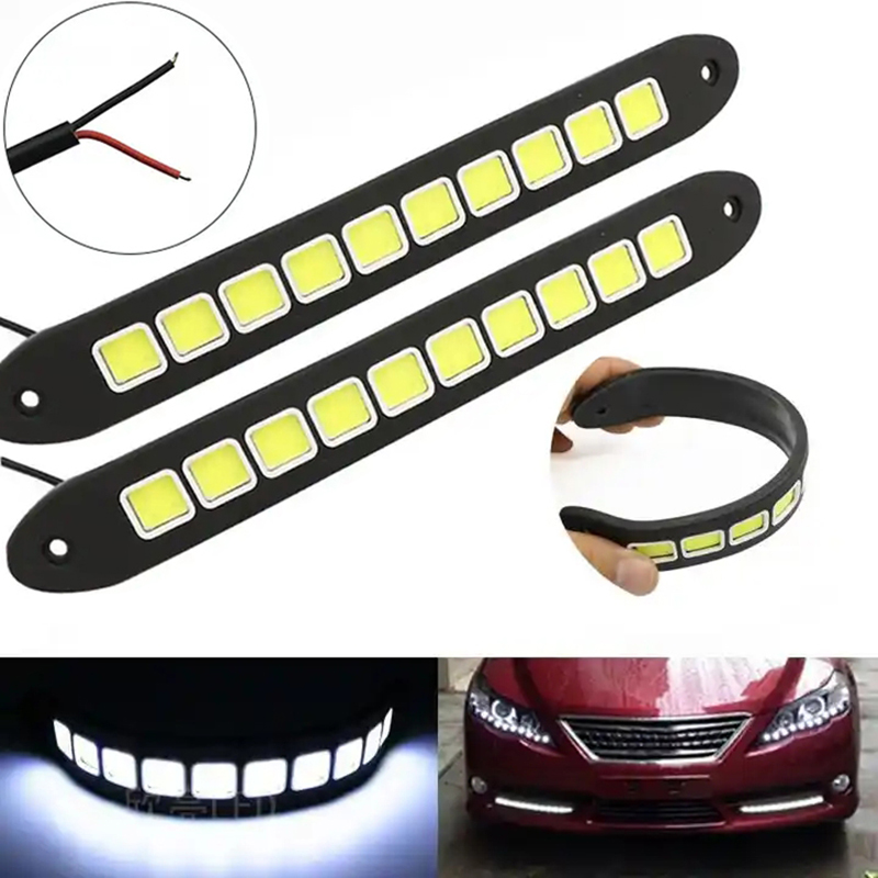 Car Accessories For Road Trip - 1/2 adet DRL COB Araba LED