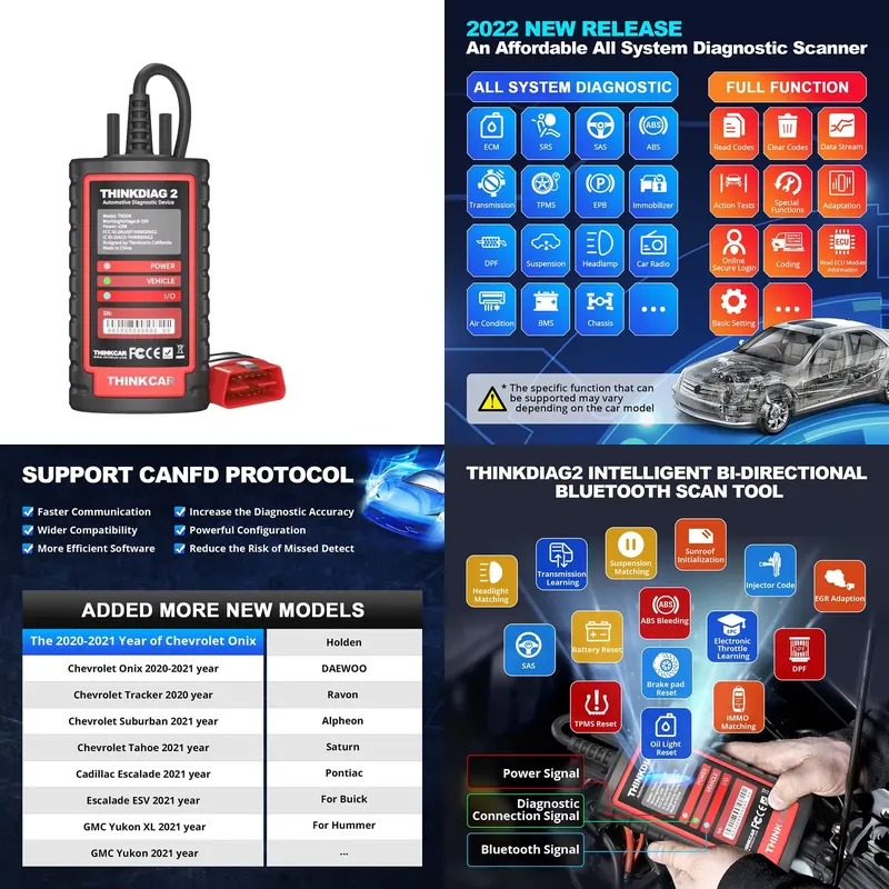 Thinkdiag 2 Teşhis Cihazı OBD2 - Obd2 Scanner incelemesi ve fiyatı