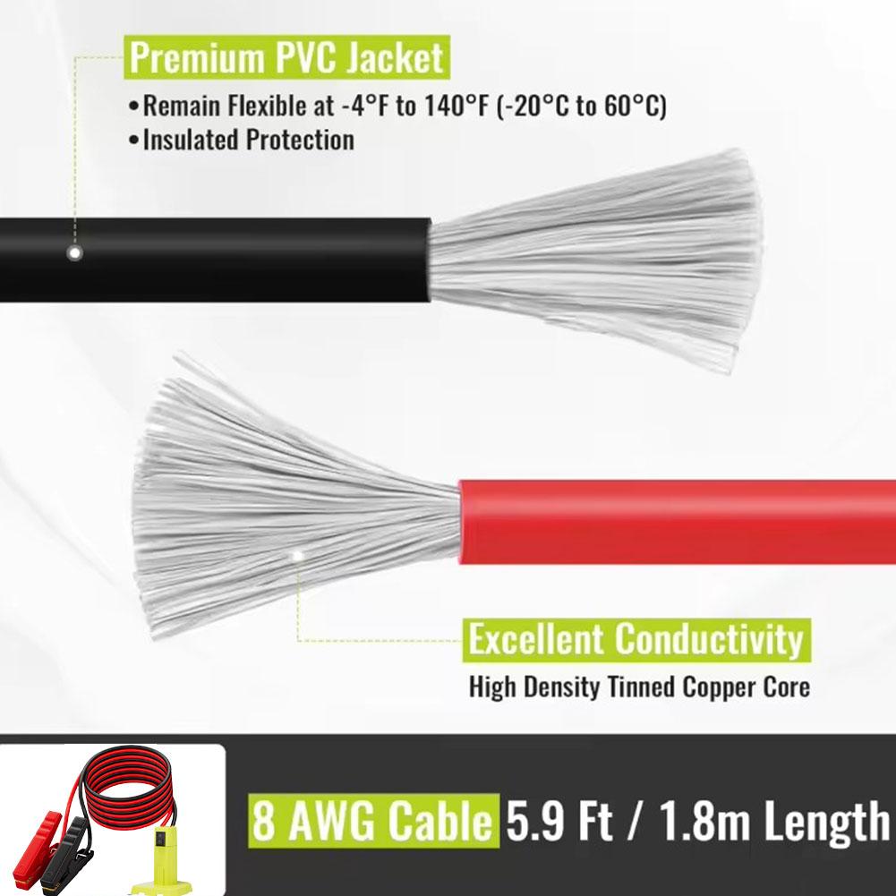 Ryobi 18V Pil için Jumper Kabl - Portable Jump Starter incelemesi ve fiyatı