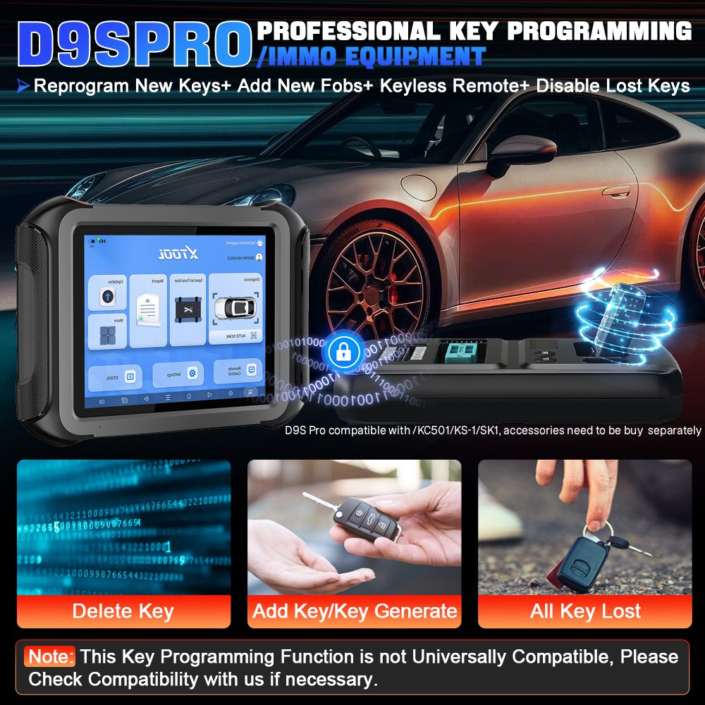 AB Deposu XTOOL D9S Pro AB Ara - Obd2 Scanner incelemesi ve fiyatı