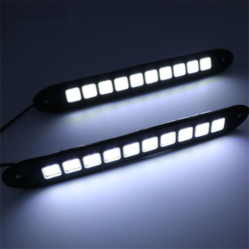 1/2 adet DRL COB Araba LED Gün - Car Accessories For Road Trip incelemesi ve fiyatı