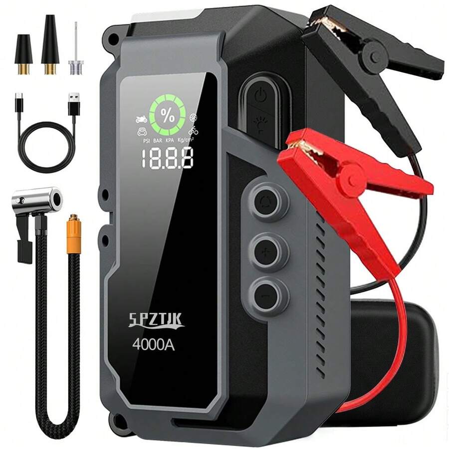 4000A Araç Akü Takviye Cihazı  - Portable Jump Starter incelemesi ve fiyatı