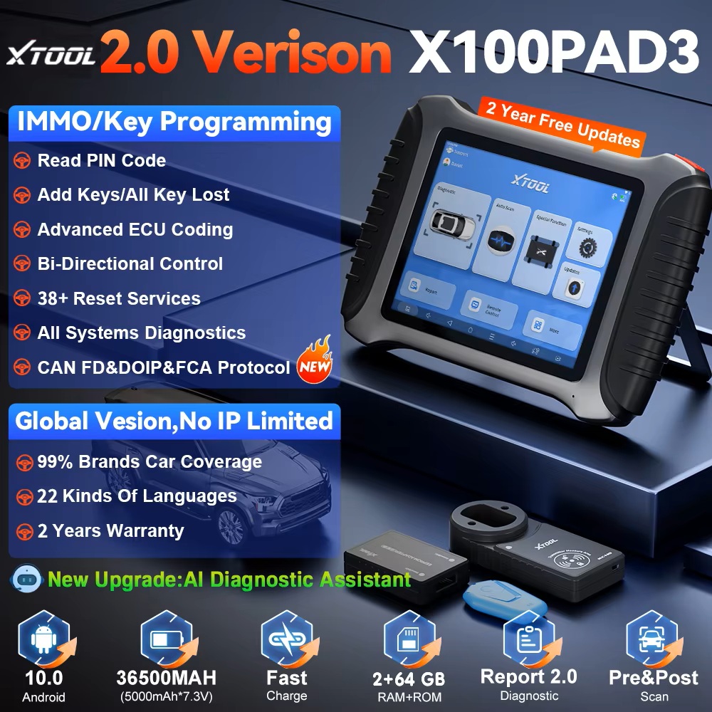 XTOOL X100 PAD3 KC100 EEPROM O - Obd2 Scanner incelemesi ve fiyatı